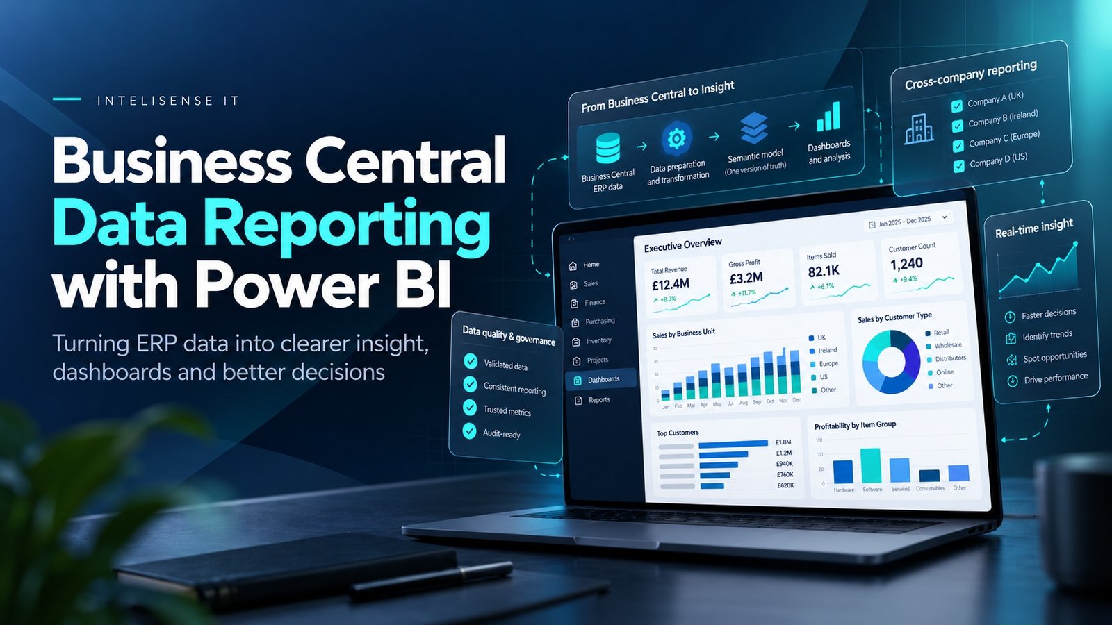 Turning Business Central data into clearer reporting, stronger insight and better business decisions.